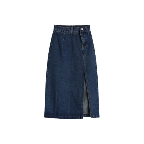 SECFLY OFFICIAL Denim Long Skirt Women's