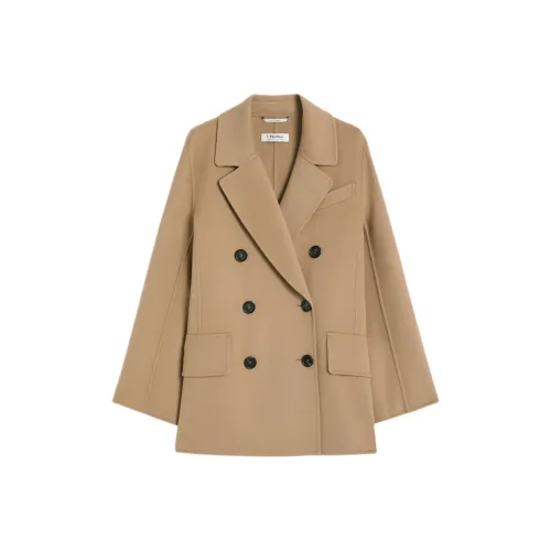 MaxMara Бежевый Женский Пальто