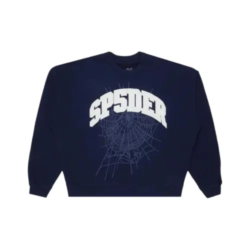 Sp5der Толстовка Мужская Морской Синий
