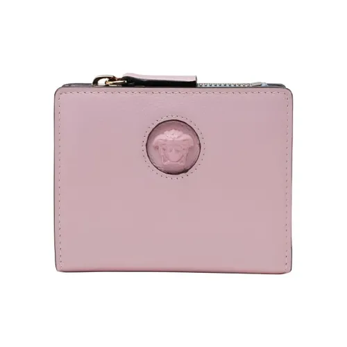 VERSACE Кошелек из телячьей кожи женский розовый синий и фиолетовый