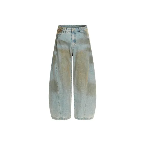 YONGYAN Синие Унисекс Джинсы