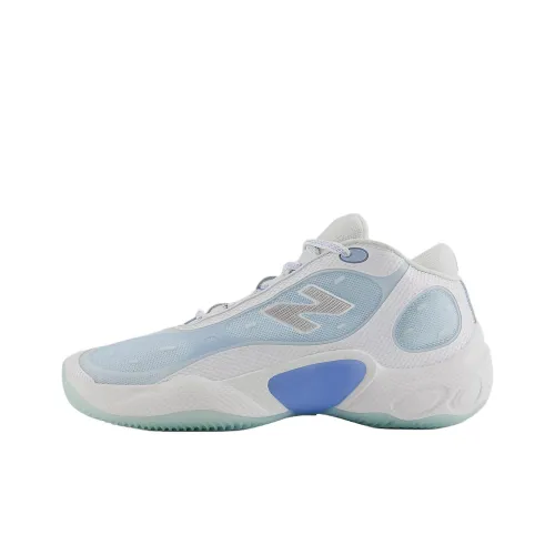 New Balance NB Fresh Foam BB V3 Амортизация Низкий Верх Баскетбольные Кроссовки Унисекс Белый Синий