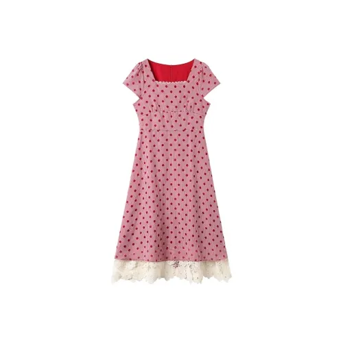 GULIANFEI Короткий рукав Платье Женское