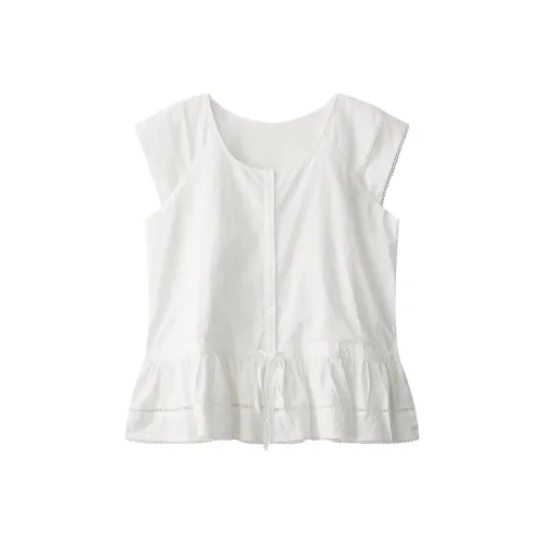 JINGBUTIAN Белые Женские Рубашки