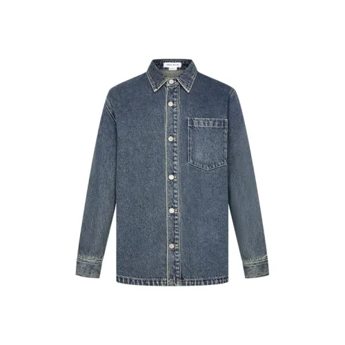 URBAN REVIVO Синий Мужская Рубашка