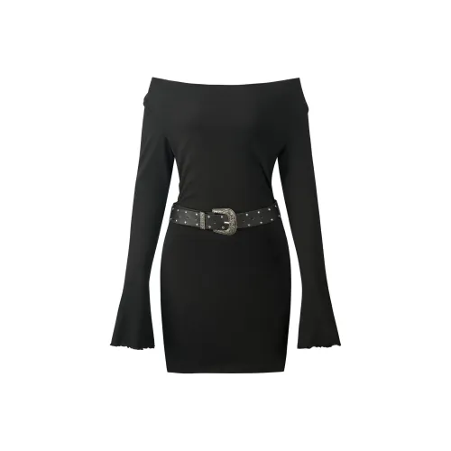 EFCR Длинное платье с длинными рукавами женское