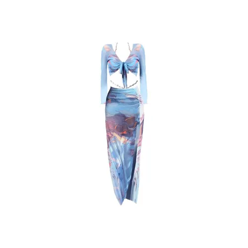 MIIOW Синий Женские Наборы Купальников