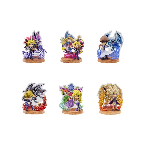 RE MENT YU Gi Oh! Монстр Дуэлист Слепые коробки Один Mystery Коробка Целая коробка 6 шт