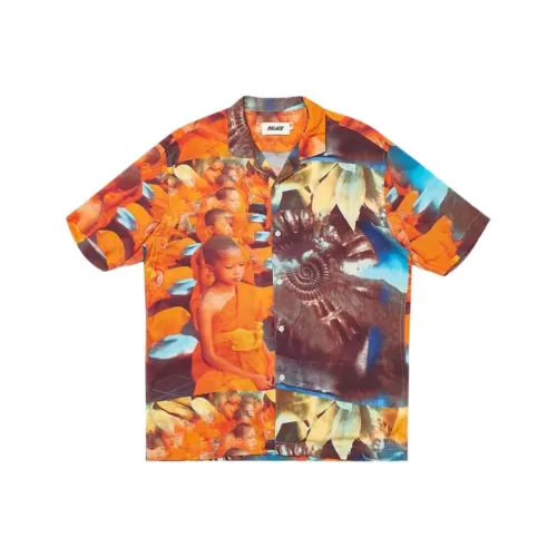 Дворцовый Мантра Рубашка Мужская Оранжевая