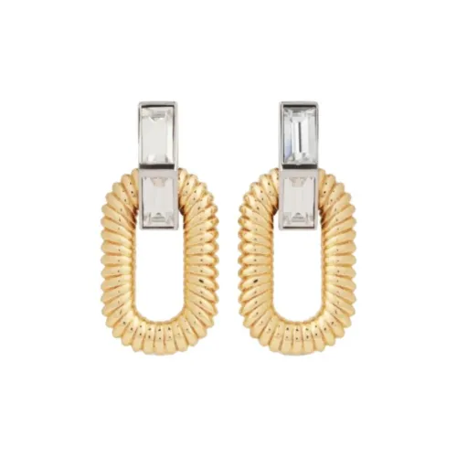 Серьги Paco Rabanne алюминий женские золотые