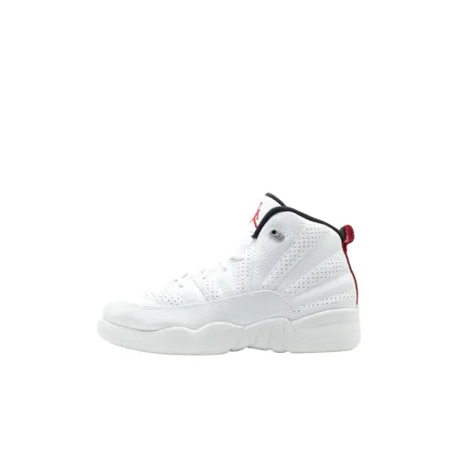 Jordan Air Джордан 12 Устойчивые к истиранию Высокие Детские Баскетбольные Кроссовки Белые Детские