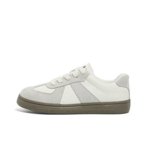 FOREVER 21 Износостойкий Легкий Низ Резистентный Низкий Топ Кроссовки для скейтбординга Женские Белый Серый