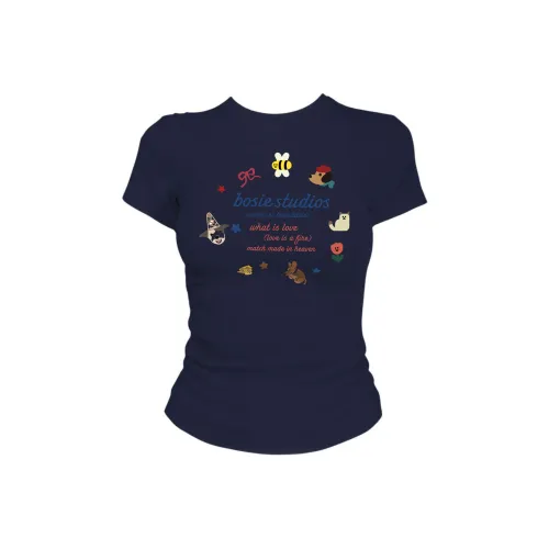 Bosieagender Женские футболки с коротким рукавом