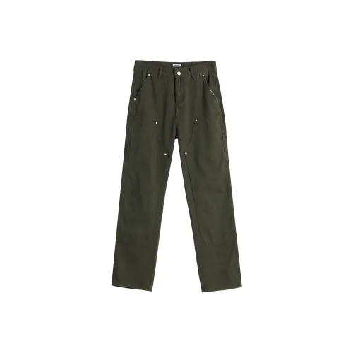 ENTONG Армейский зеленый Унисекс Джинсы