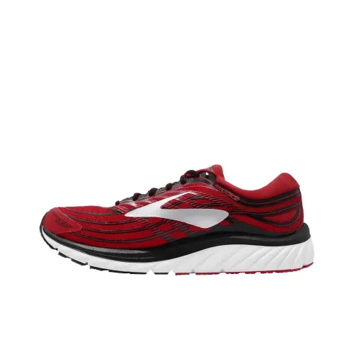 Brooks Устойчивые к истиранию низкие беговые кроссовки для мужчин красные