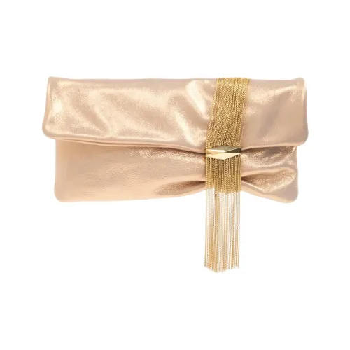 Jimmy Choo Кожа Клатч Женские Золото