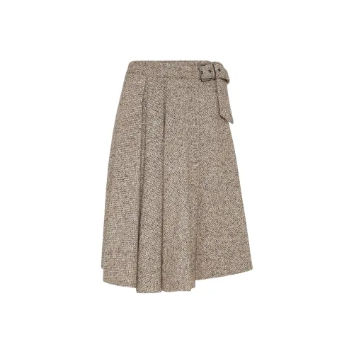 BRUNELLO CUCINELLI SS25 Повседневные короткие юбки Женские