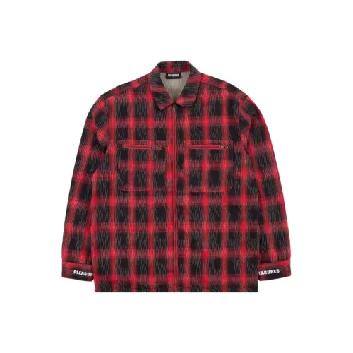 PLEASURES Куртки и Пальто Мужской Красный