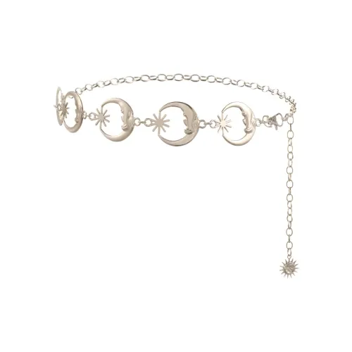 15 MINS Цинковый сплав цепь для талии женская длина ремешка 120 см