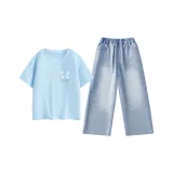 [Универсальный Комплект Одежды] Синий/Ледяной Синий Белль - Светло-Синий