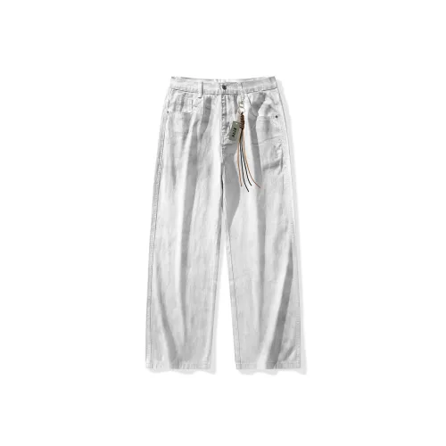 RTVH Белые Унисекс Джинсы