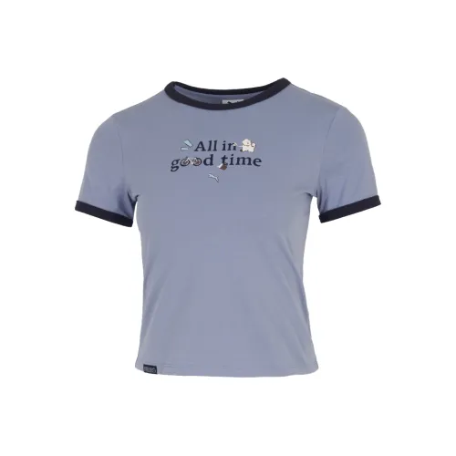 PUMA Sports Life Collection синие-фиолетовые женские футболки