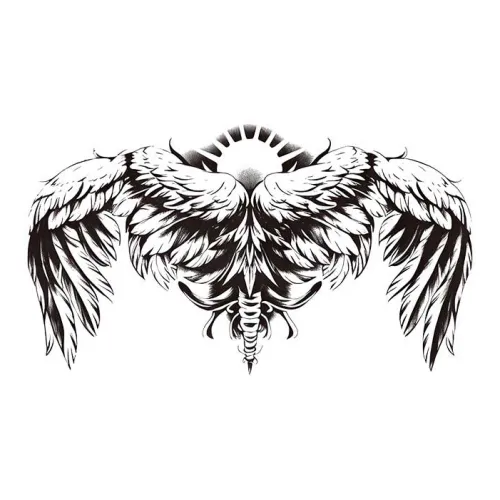 LIEJI Radiant Перо Травяной Наклейка для Татуировки