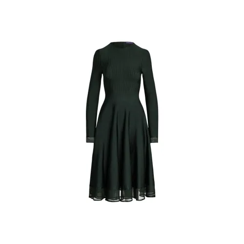 Ralph Lauren Collection Длинное платье с длинными рукавами женское