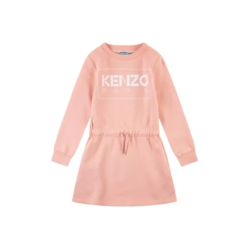 KENZO Розовые Платья для Детей