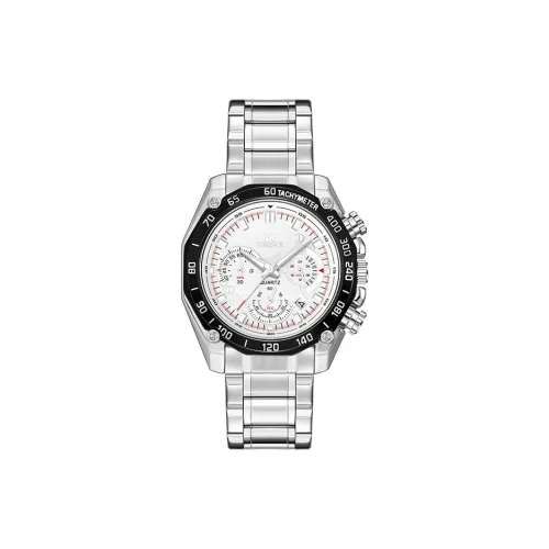 LIBER AEDON Наручные часы Кварцевый механизм Белый циферблат Мужские часы