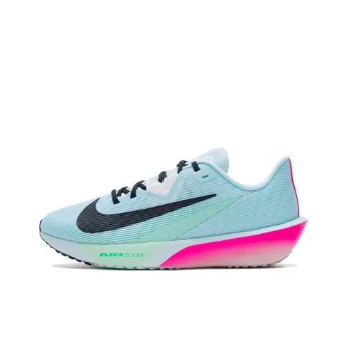 Nike Rival Fly 4 Амортизация и Дышащий Низкий Топ для Гонок и Беговых Кроссовок Мужские Синие и Розовые