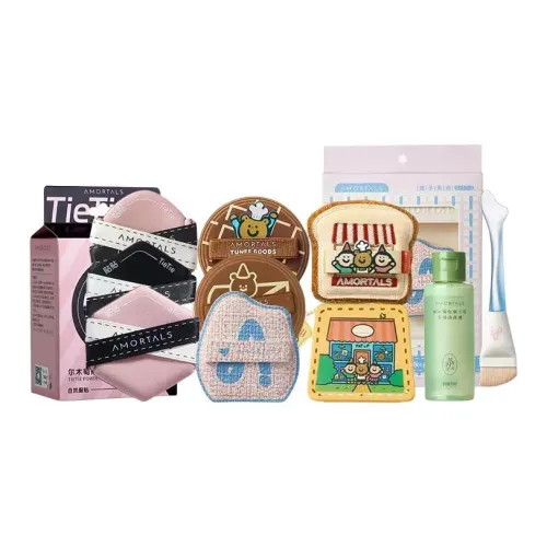 AMORTALS Розовый для Основы Макияж MAKE UP Инструменты Дружественный к Коже Десяти Штук Набор