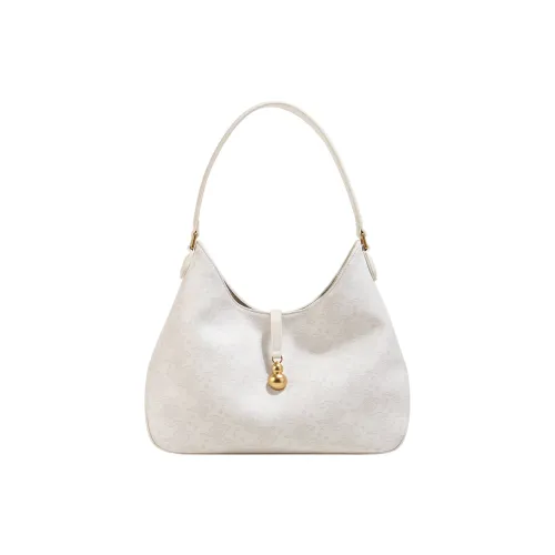 LOSEA Искусственная кожа сумка через плечо большая женская кремовая