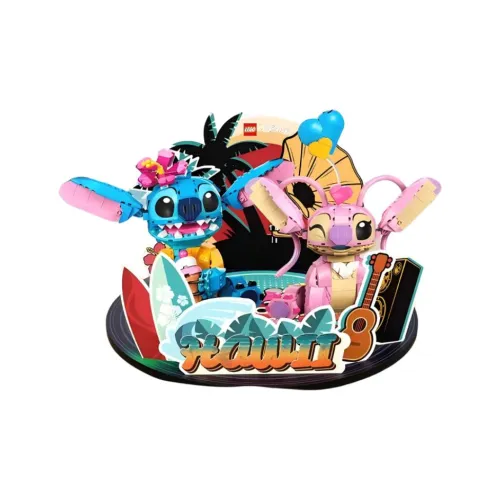 LEGO X Disney Angel Stitch Наборы Одежды Конструкторы 600 1000 шт. 43257