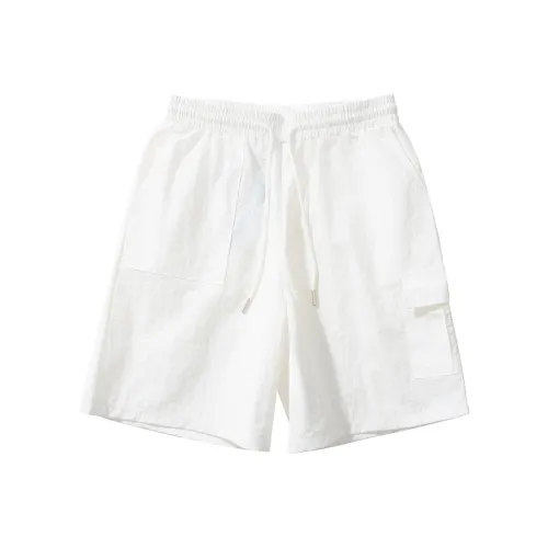 DAVID&ME Белые Унисекс Повседневные шорты
