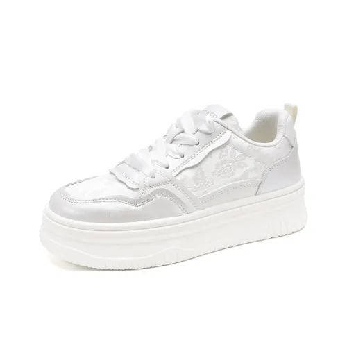 FOXER x MARINO ORLANDI Высота Увеличивающие Устойчивые к Износу Низкие Кроссовки для Скейтбординга Женские