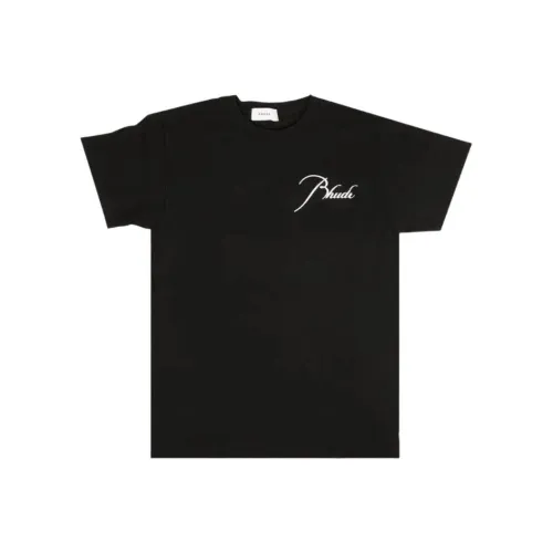 RHUDE Черные Мужские T-Рубашки