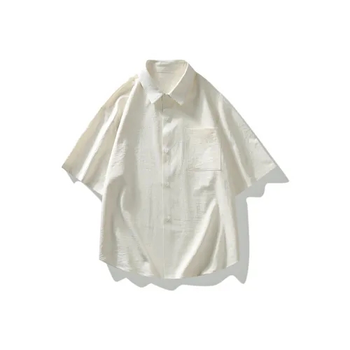 WXEX Плюс Размер V-образный вырез Короткий рукав Рубашка Унисекс