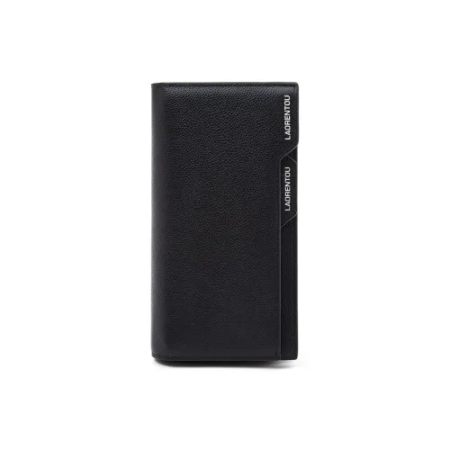 Old Man's Head Лицевая коровья кожа Кошелек Мужской Черный