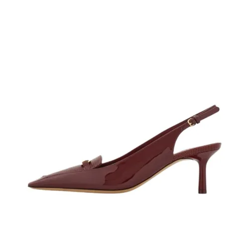 Ferragamo Vara Высокие каблуки Бургундский Женские