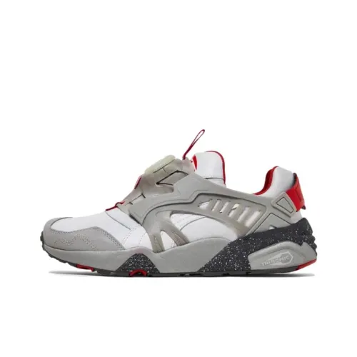 PUMA Disc Blaze Устойчивый к истиранию Низкий Топ Повседневная обувь Мужская Белый Серый Красный
