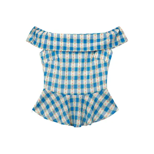 Pa33word Синие Женские Футболки