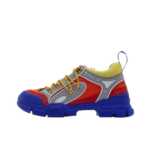 GUCCI Flashtrek Low Топ Повседневная обувь Мужская Оранжевый Синий