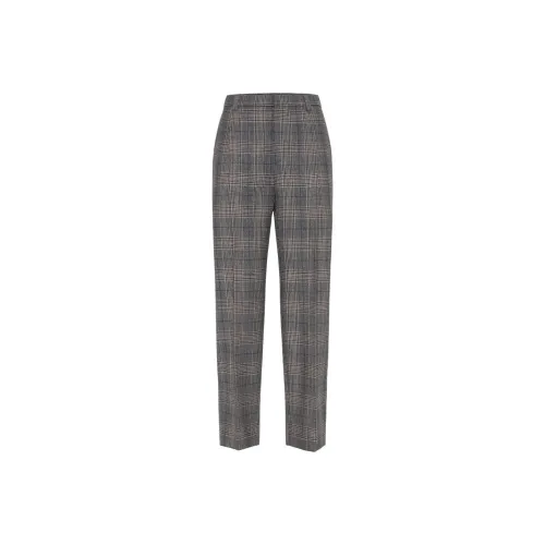 BRUNELLO CUCINELLI Серые Женские Повседневные Брюки