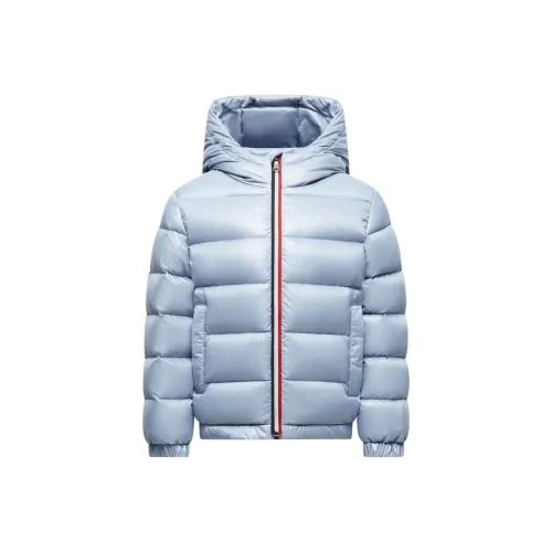 MONCLER Пуховик Новый Aubert С капюшоном Пуховик Светло-синий Children Возраст 3-7 лет