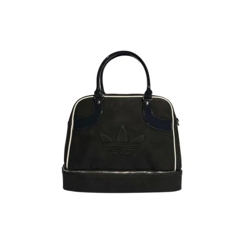 Adidas Originals Синтетическая кожа с блестящей лакированной кожей сумка для боулинга сумка большая унисекс черный