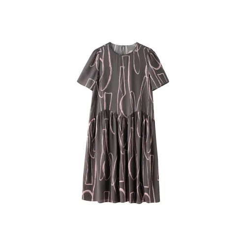 To The West Короткий рукав Платье Женское