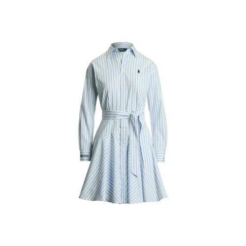 Polo Ralph Lauren Длинное платье с длинными рукавами женское