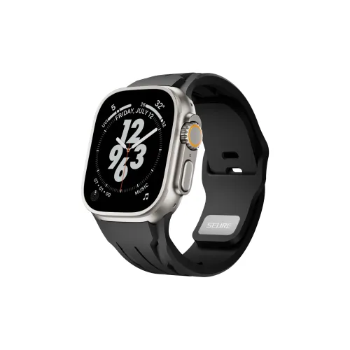 SEURE Ремень Apple Совместимость Силиконовый Материал 42 44 45 46 49 мм