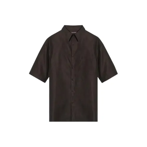 Balenciaga Мужские Черные Рубашки